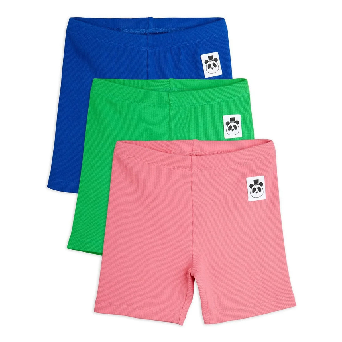Mini Rodini - 3'lü Organik Pamuklu Bisiklet Şortu | Pembe