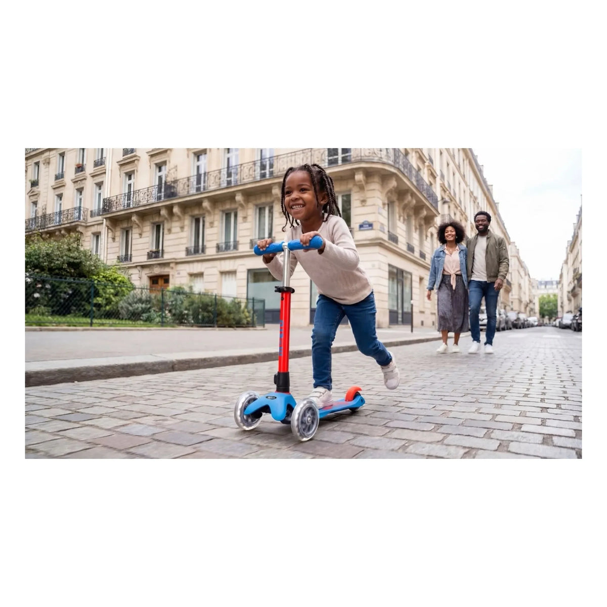 Micro - Mini Neon LED Scooter | Kırmızı