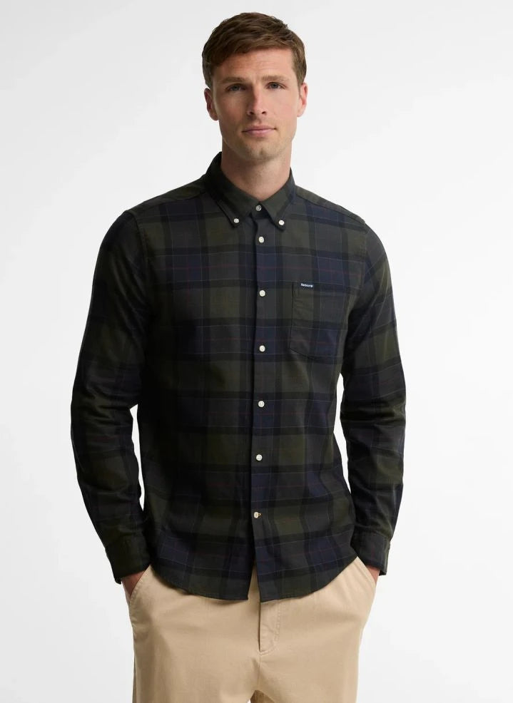 Barbour - Fortrose Ekose Gömlek | Koyu yeşil