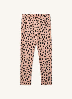 Liewood - Marien Leopard Organik Pamuklu Fitilli Tayt | Soluk Pembe