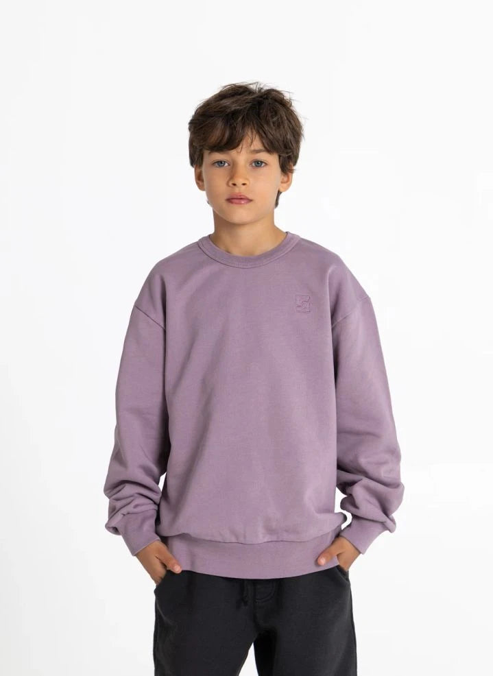 Smallable Kid - Arlo Organik Pamuklu Sweatshirt | Mürdüm