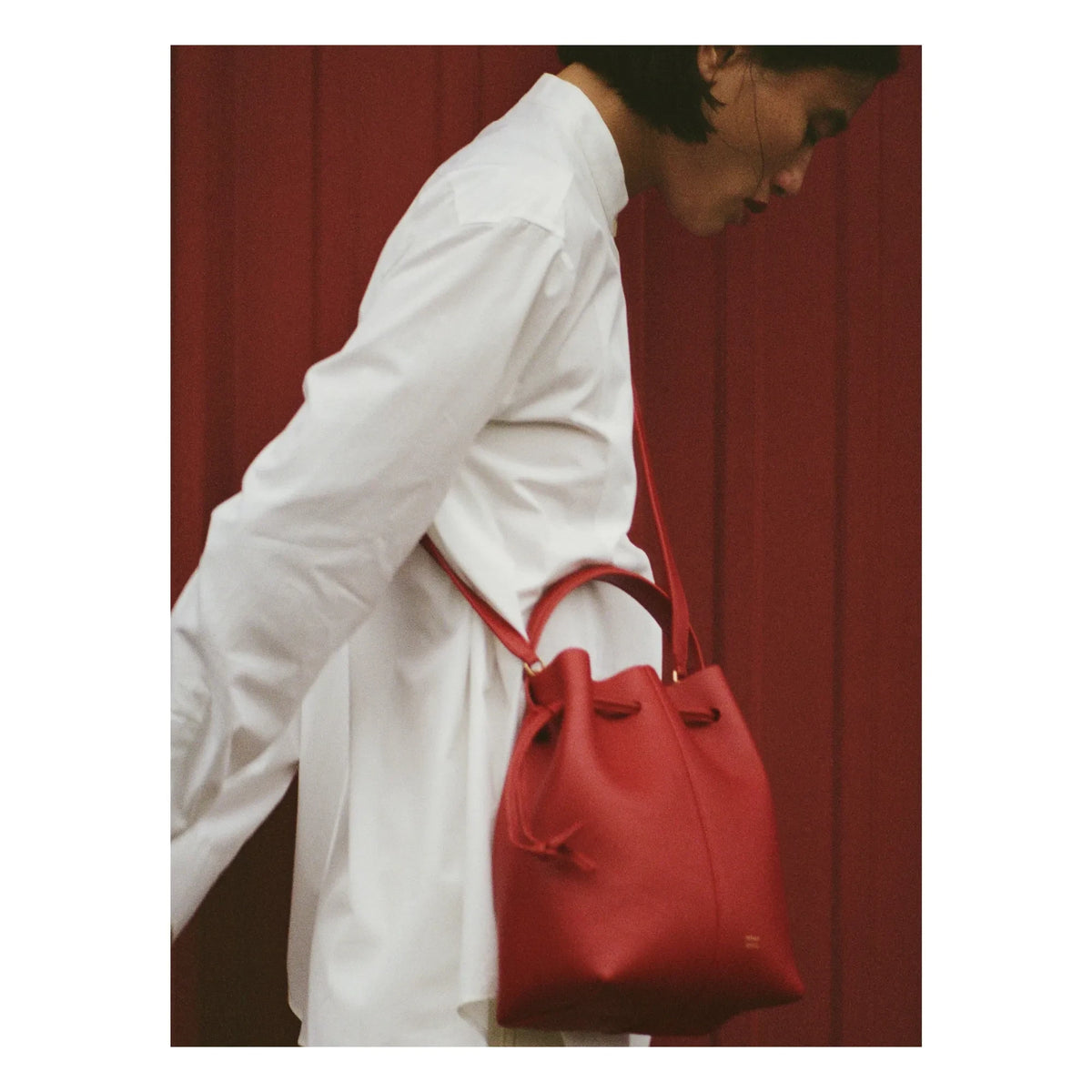 Mansur Gavriel - Dea बकेट बैग | लाल