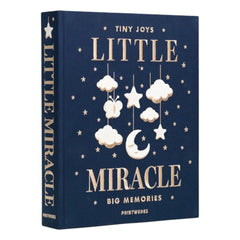 PrintWorks - Little Miracle बेबी फोटो एल्बम | गहरा नीला (Night blue)