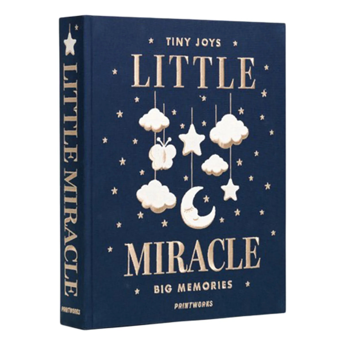PrintWorks - Little Miracle बेबी फोटो एल्बम | गहरा नीला (Night blue)