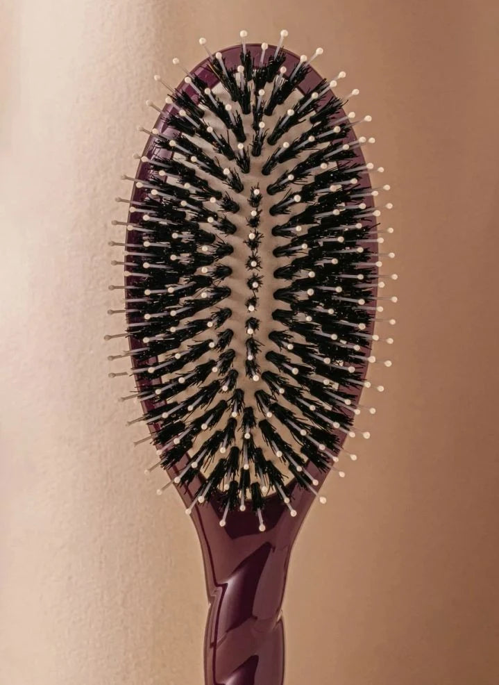 La Bonne Brosse - "L'Indispensable Douceur" Saç Fırçası No. 03 - Hassas Saç Derisi | Patlıcan