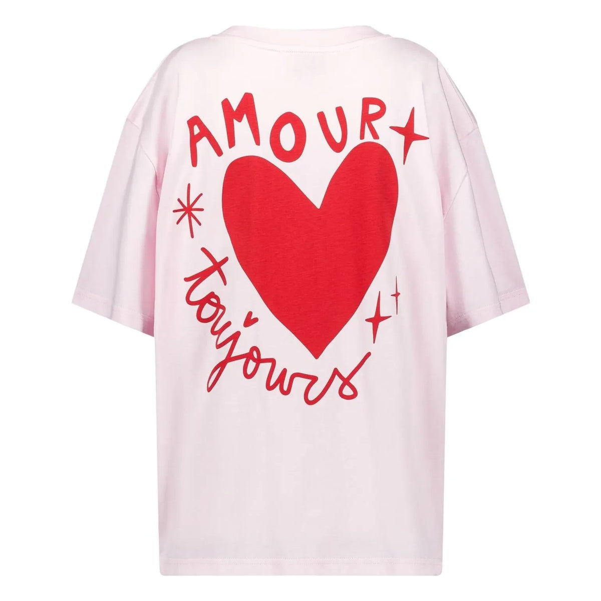 Elise Chalmin - Amour Toujours कॉटन टी-शर्ट | गुलाबी