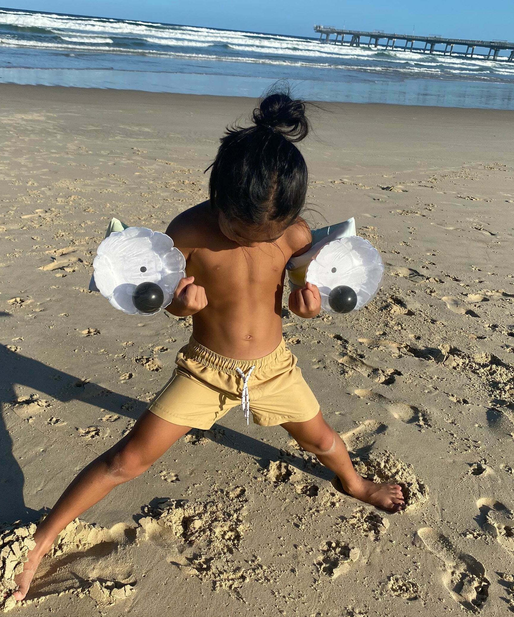 Sunnylife - Canavar Monty Çocuk Yüzme Kolluğu-Dinossi