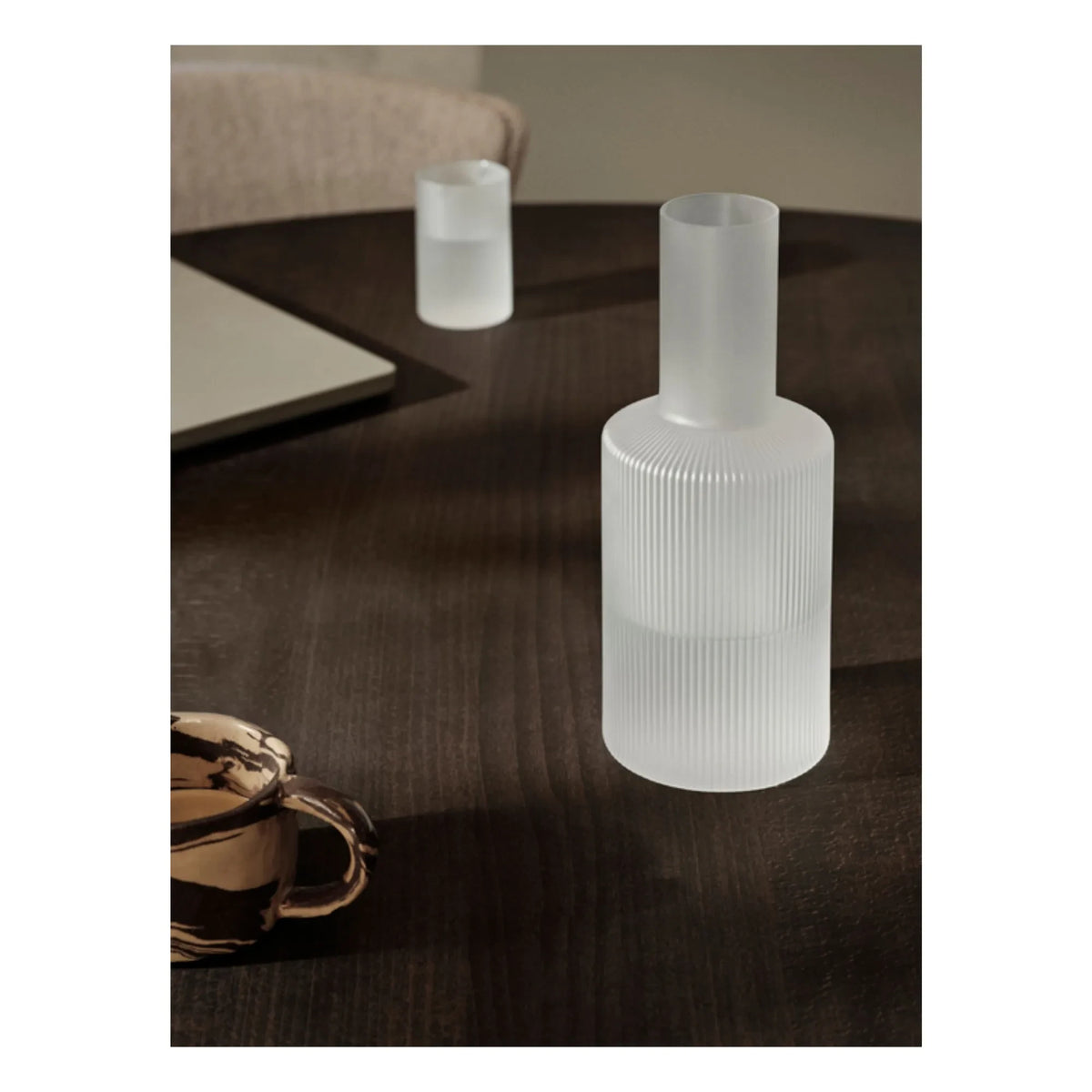 Ferm Living - रिपल डिकेंटर | सफ़ेद