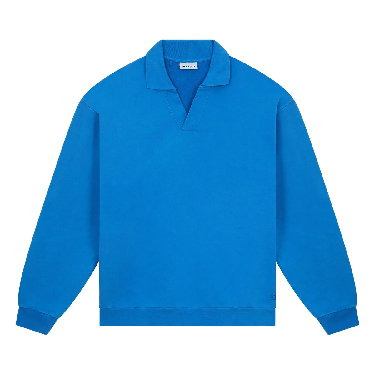 Smallable Man - Bob Polo yaka sweatshirt | Kraliyet mavisi