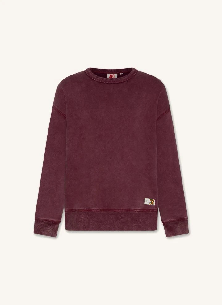 AO76 - Oscar Anniversary geri dönüştürülmüş pamuk sweatshirt | Bordo