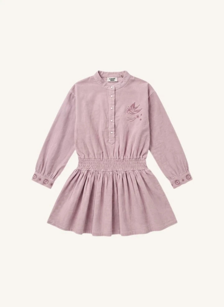 Hundred Pieces - Enoha Stars Elbise | Pudra pembe