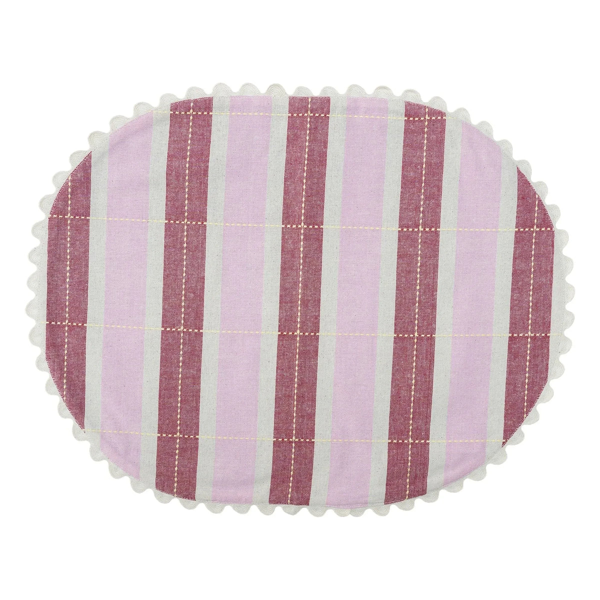 Tarta Gelatina - Organik pamuk servis altlıkları - 2'li set | Pembe