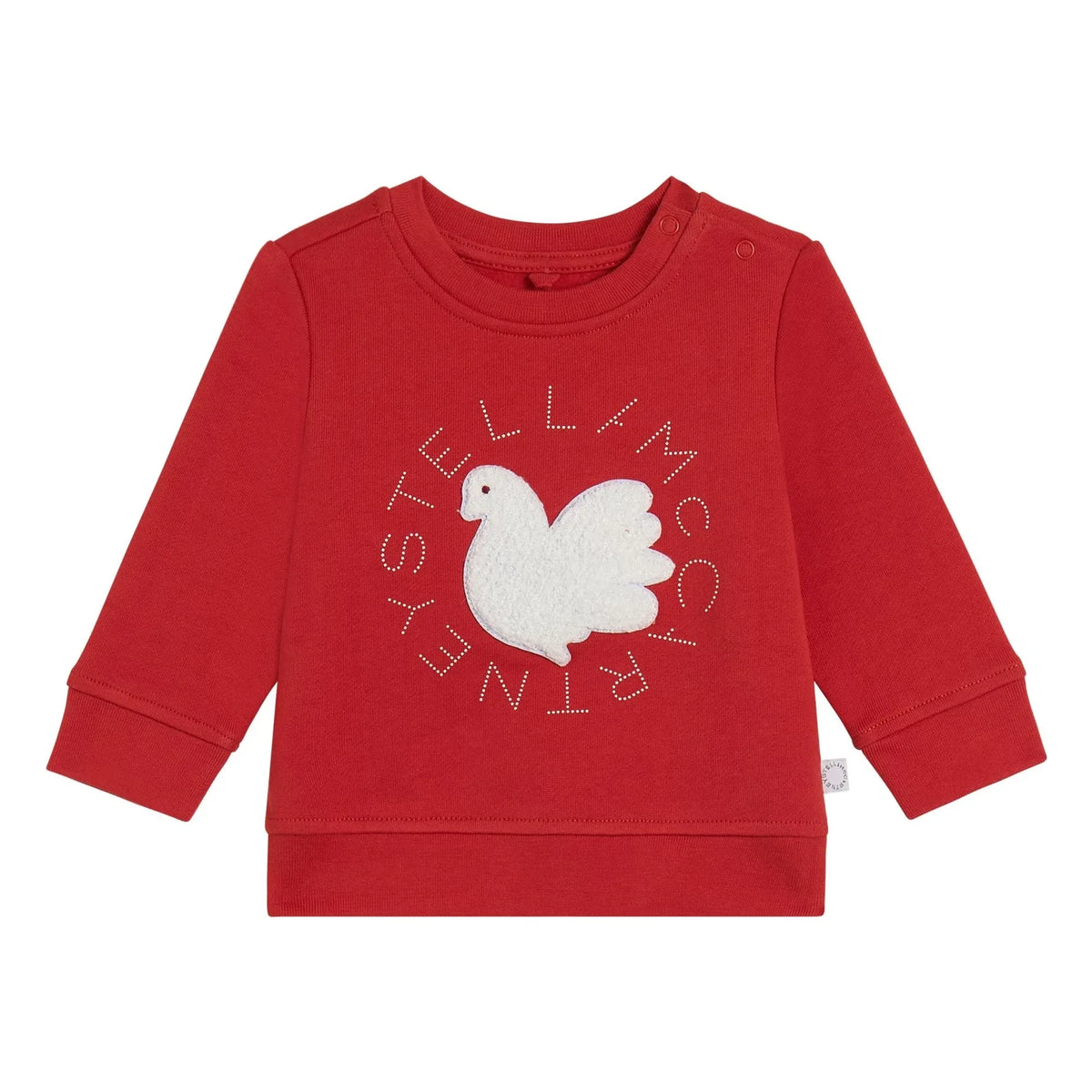 Stella McCartney Kids - स्वेट स्वान | लाल