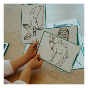 Kidywolf - Kidydraw Mini çizim tahtası | Koyu yeşil -> Kidywolf - Kidydraw Mini ड्राइंग बोर्ड | गहरा हरा