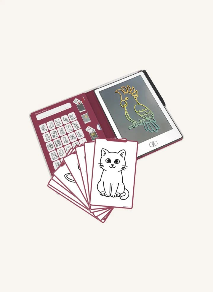 Kidywolf - Kidydraw मिनी ड्राइंग टैबलेट - पालतू जानवर