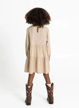 Hundred Pieces - Esperas Etoiles Elbise | Bej