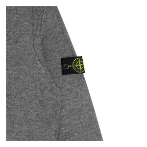 Stone Island - लोगो ऊनी स्वेटर | ग्रे