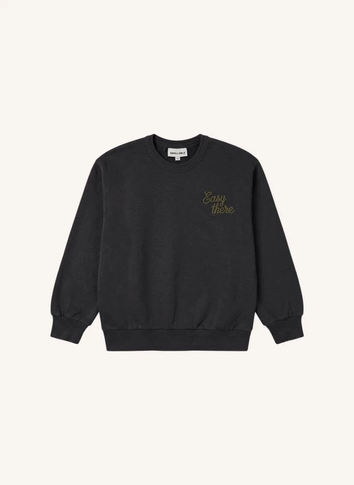 Smallable Kid - Arlo Easy Orijinal Organik Pamuklu Sweatshirt | Siyah