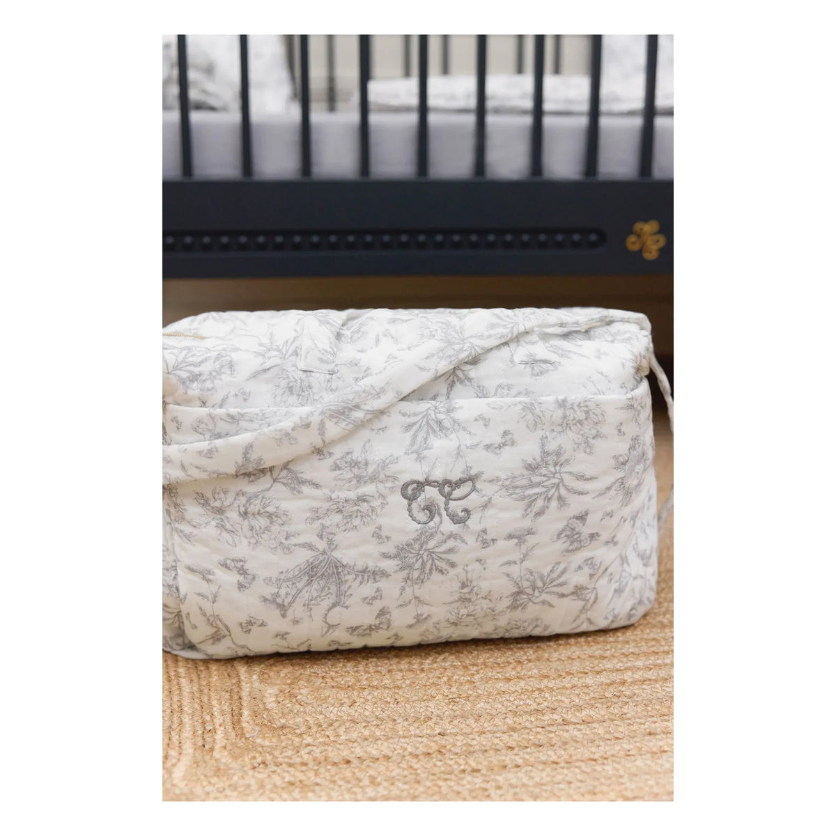 Tartine et Chocolat - Toile de Jouy बेबी केयर बैग | ग्रे
