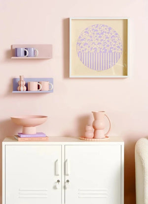 Mustard Made - Ledge Metal Duvar Rafı | Blush