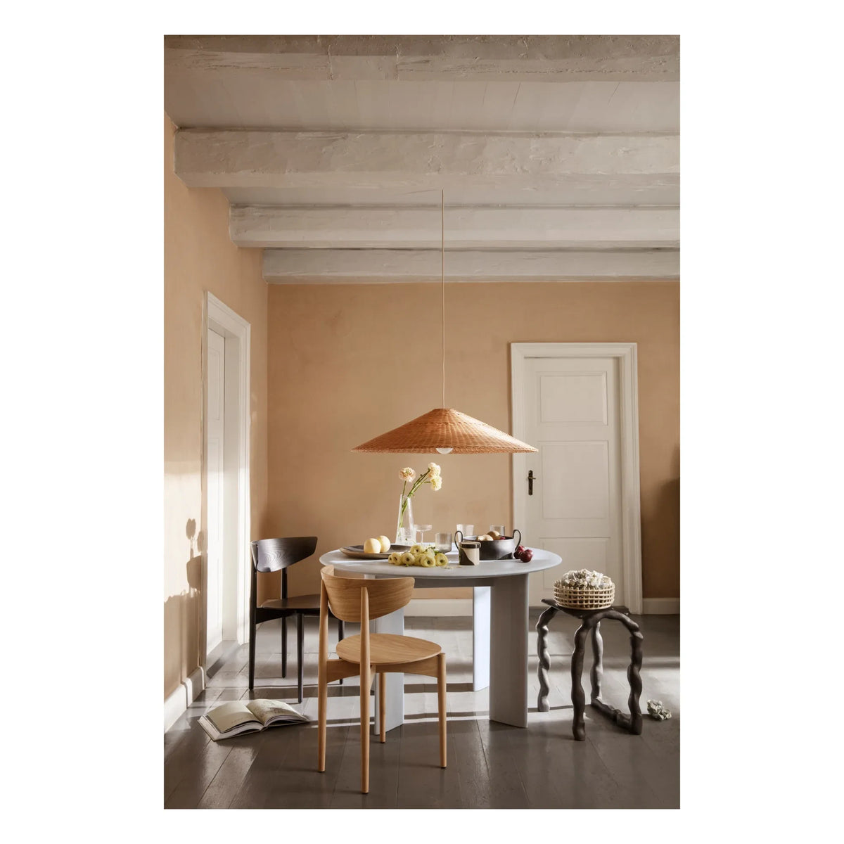 Ferm Living - Dou रट्टन लैंपशेड