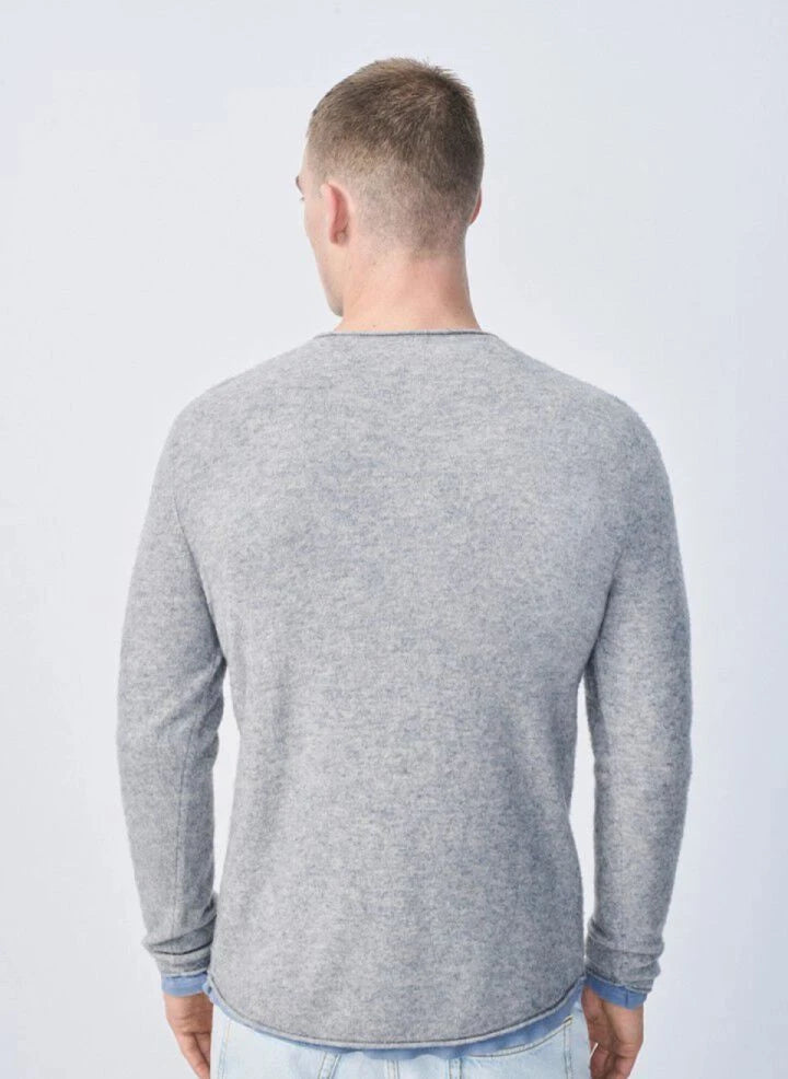 American Vintage - Ducksbay Yün ve Kaşmir Kazak | Heather grey