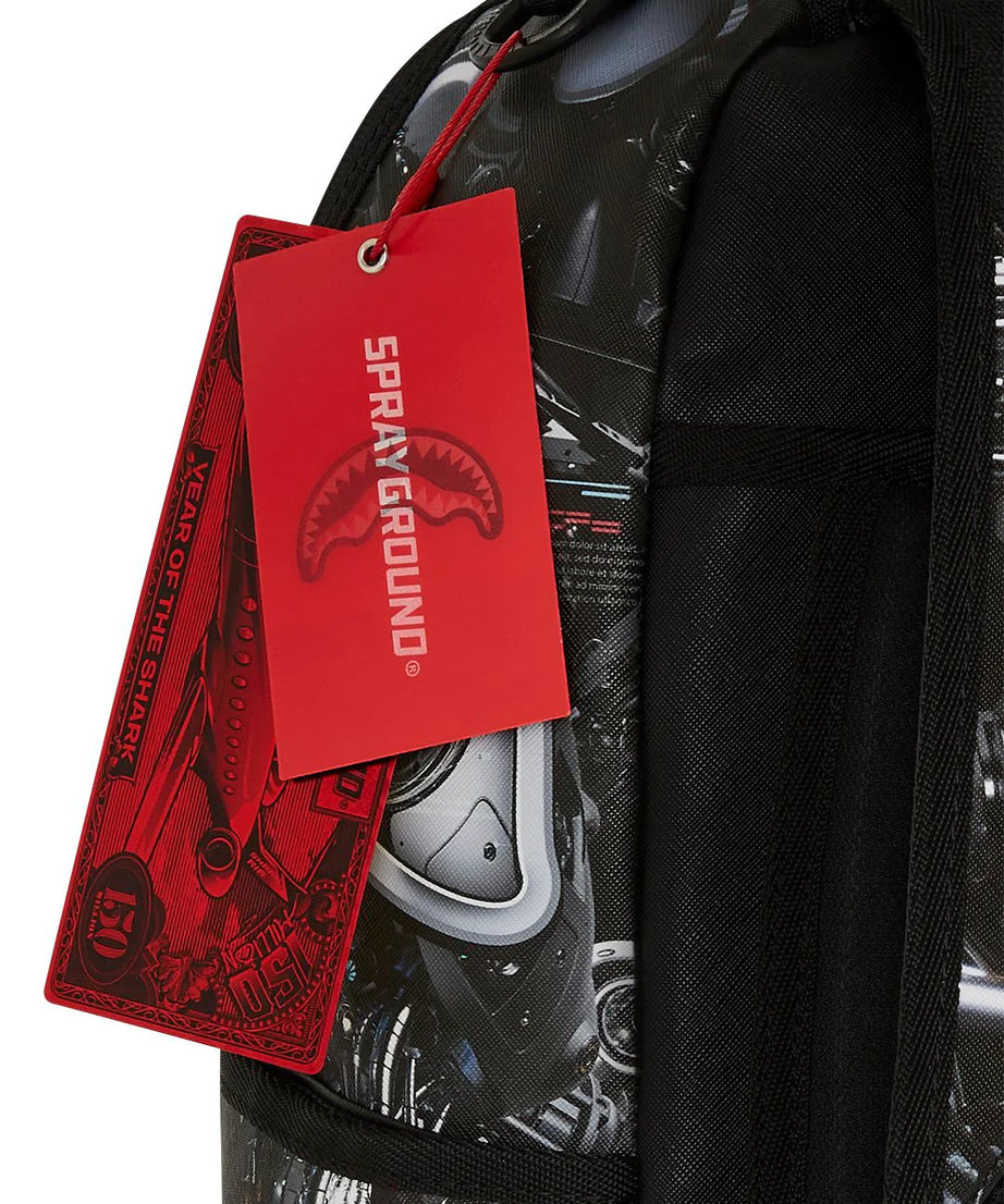 Sprayground - स्प्लिट साइबरशार्क Dlxsv बैकपैक