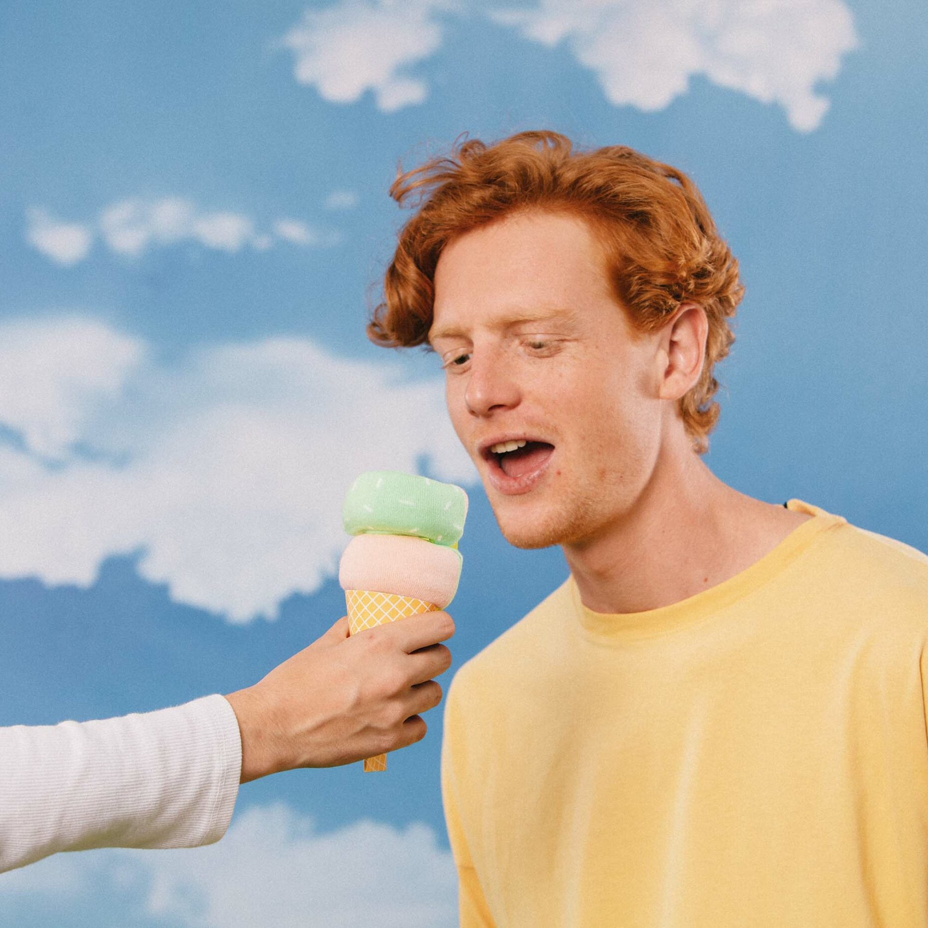 Eat My Socks - Yetişkin Tatlı Dondurma Çorap-Dinossi