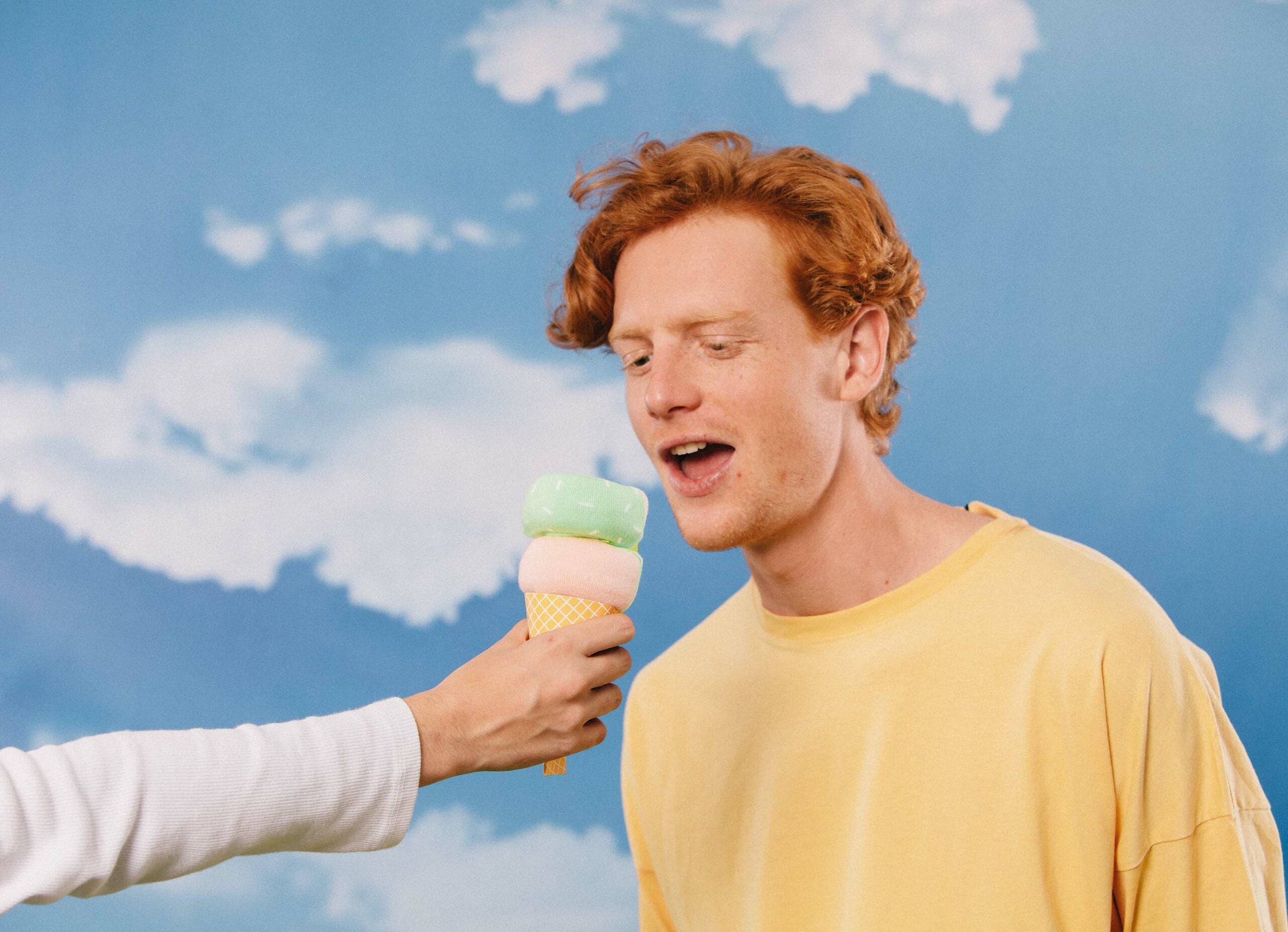 Eat My Socks - Yetişkin Tatlı Dondurma Çorap-Dinossi