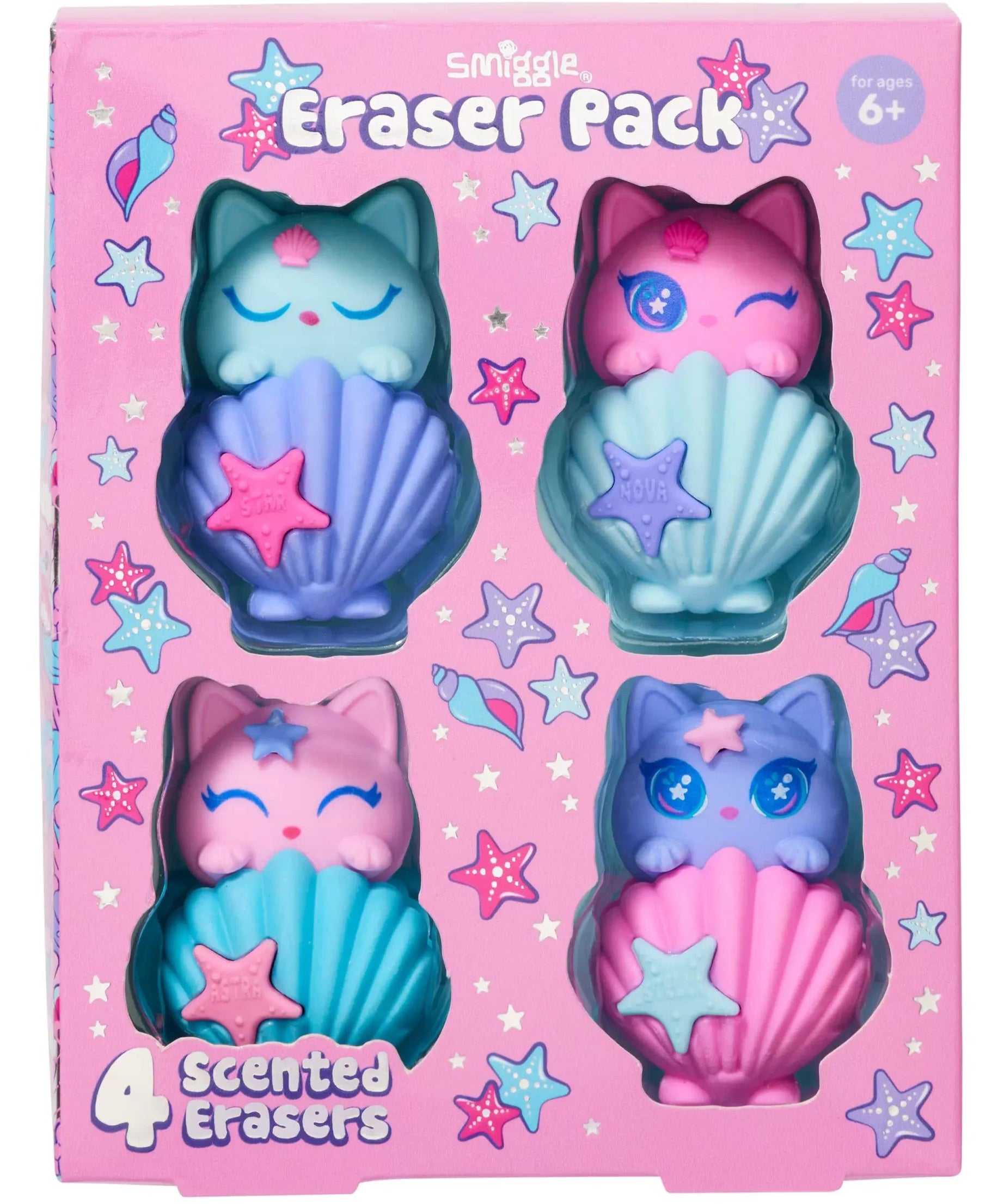 Smiggle - Hi There Kokulu Silgi Paketi-Dinossi