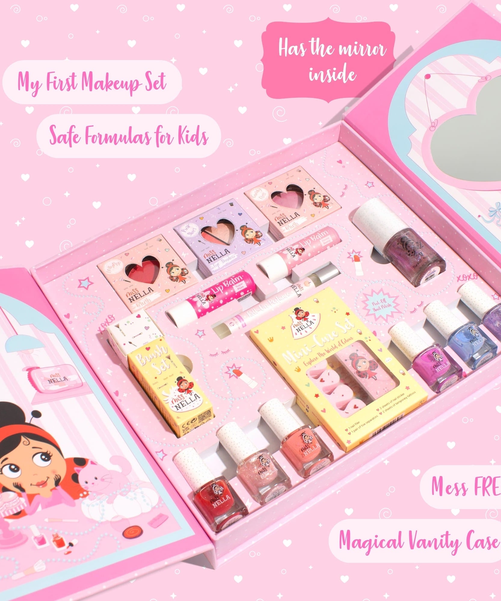 मिस नेल्ला - विषरहित प्राकृतिक श्रृंगार सेट