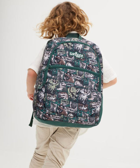 Smiggle - Wonder World Klasik Sırt Çantası-Dinossi