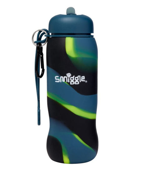 Smiggle - Vivid Katlanabilir Pipetli 630ML Suluk-Dinossi