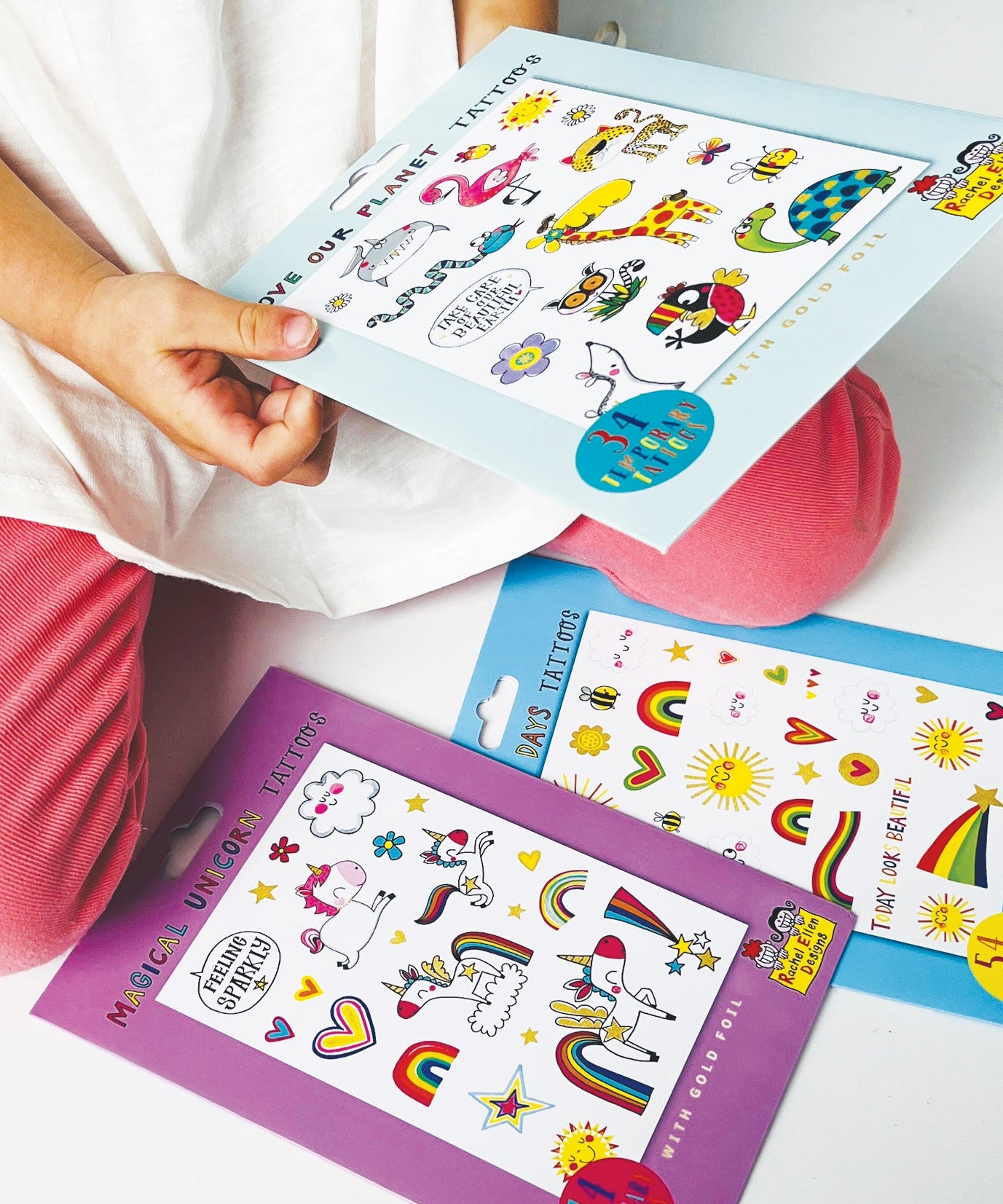 Rachel Ellen - Sunny Days बच्चों के अस्थायी टैटू