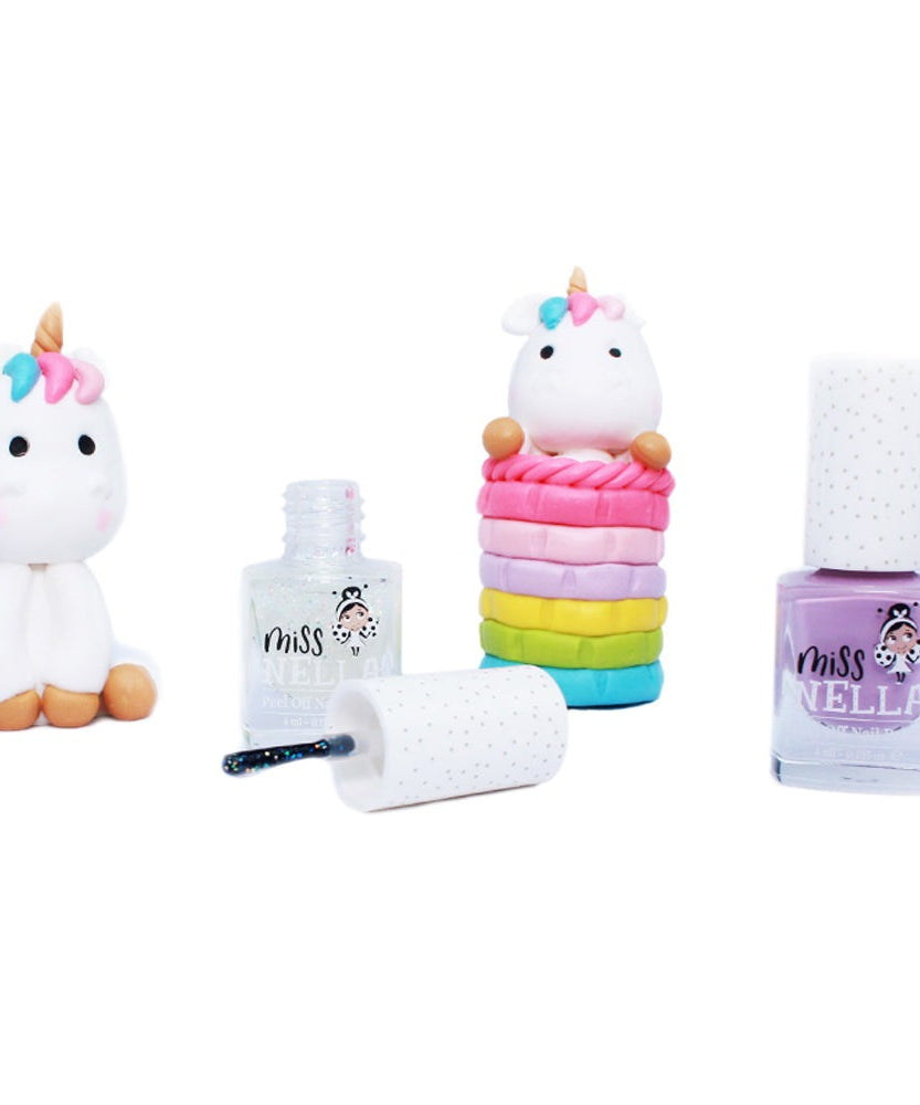 मिस नेला - कंफेटी बादल: ग्लिटर ऊपरी परत छीलने योग्य नेल पॉलिश