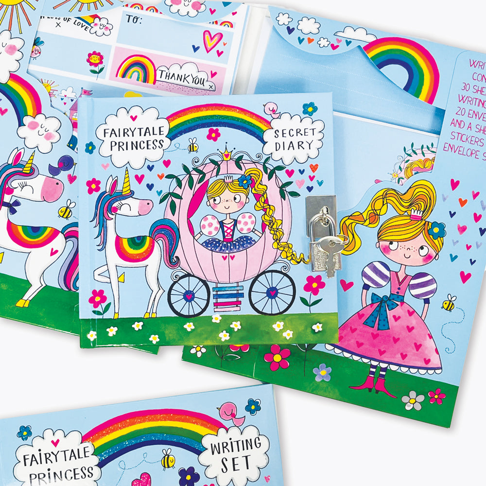 Rachel Ellen - परीकथा राजकुमारी पत्र लेखन सेट