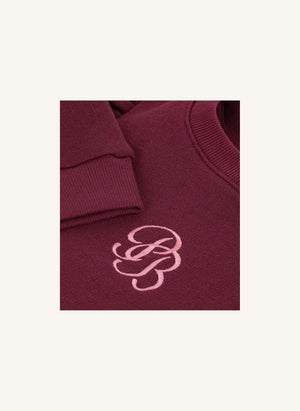 Petit Bateau - PB fırfırlı sweatshirt | Bordo