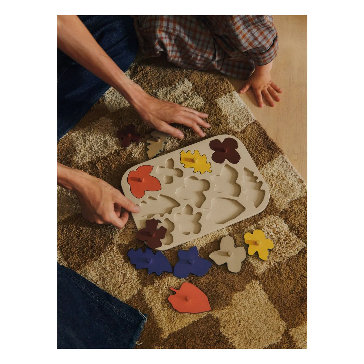 Ferm Living Kids - लकड़ी का पहेली (Puzzle) Poetry