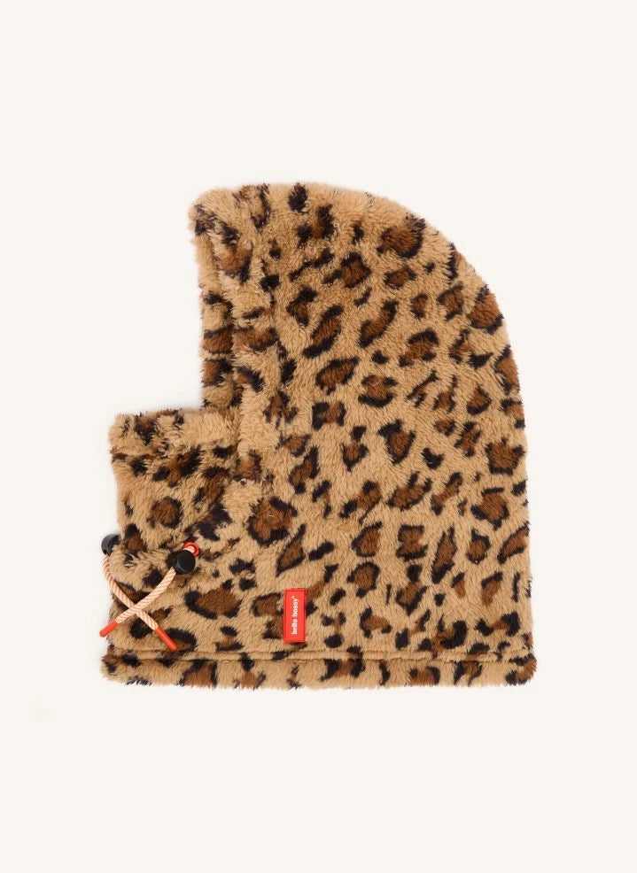 Hello Hossy - Warmy Leopar balaklava | Bej