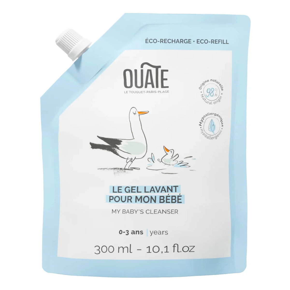 Ouate - मेरे शिशुओं के लिए वॉशिंग जेल - रिफिल - 300 मिली
