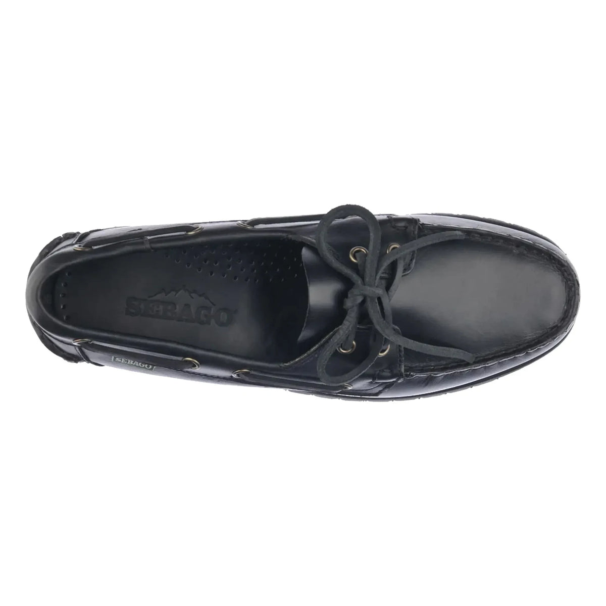 Sebago - Ranger Waxy मोकासिन | काला