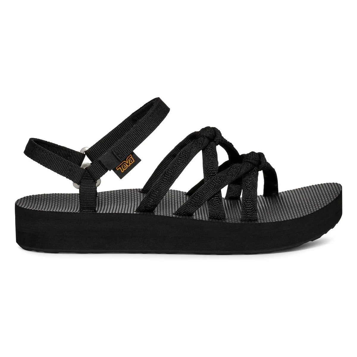 Teva - Midform Kena स्लिम सैंडल | काला