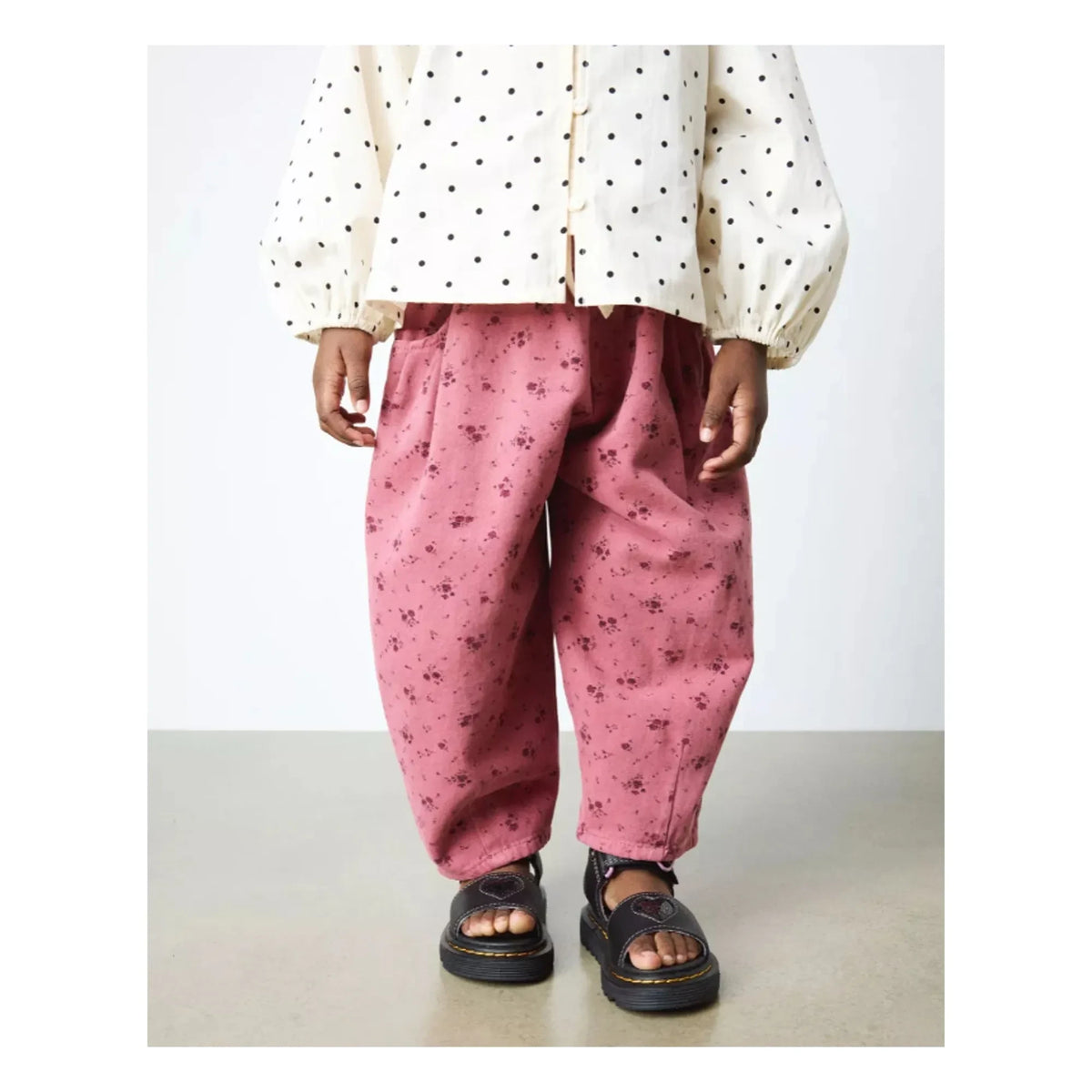Dr. Martens - Marlowe Hearts II J सैंडल | काला