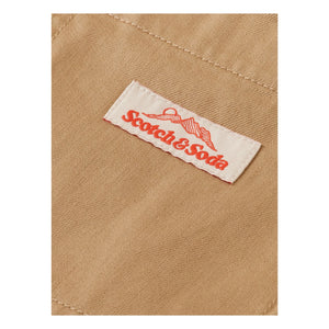 Scotch & Soda - जॉगर टविल वर्कर | बेज