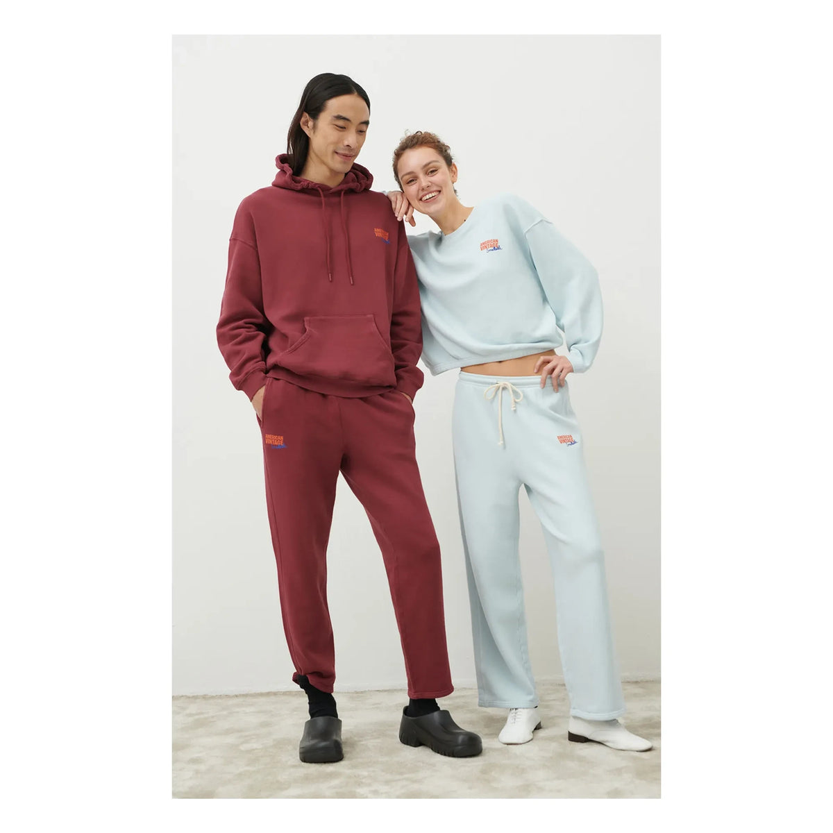American Vintage - American Vintage X Smallable सहयोग - Izubird जॉगर | हल्का नीला