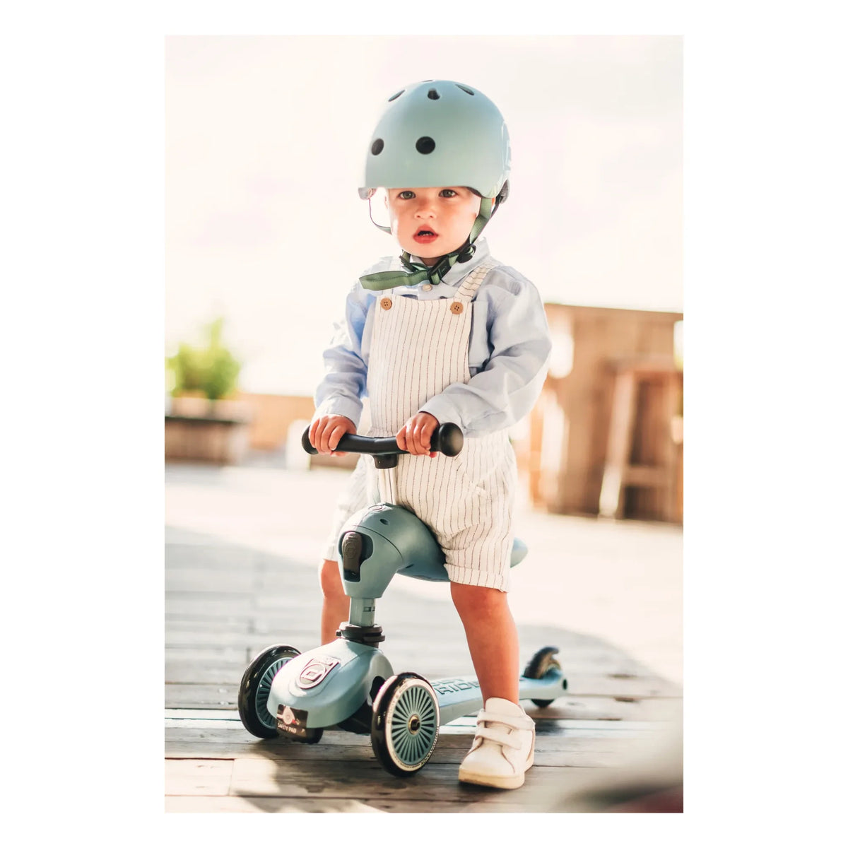 Scoot & Ride - हेलमेट | ग्रे नीला