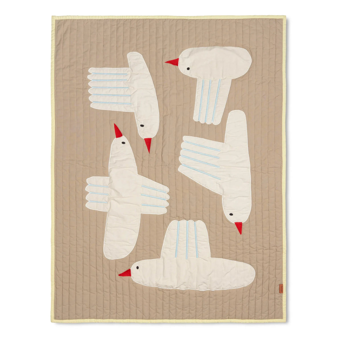 Ferm Living Kids - Bird Pamuk Battaniye