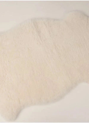 कैसर - मिमोसा भेड़ के चमड़े का गलीचा 90-100 सेमी | सफेद