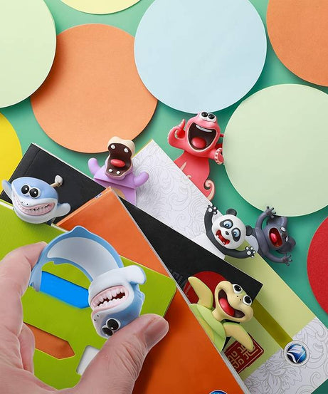 Dinossi - Sevimli Korkunç Kitap Ayracı Köpekbalığı-Dinossi