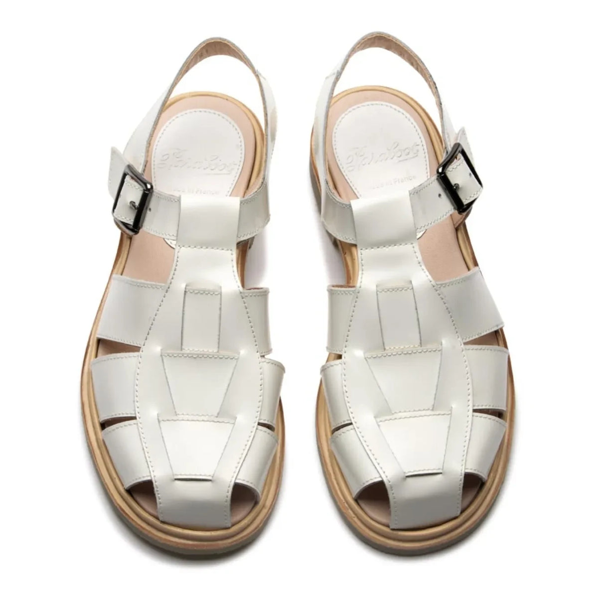 Paraboot - Iberis Parlak Sandaletler | Beyaz